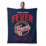 NORTHWEST Indiana Fever WNBA High Block Silk Touch Throw Blanket 50 x 60 inches