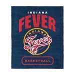 NORTHWEST Indiana Fever WNBA High Block Silk Touch Throw Blanket 50 x 60 inches