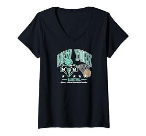 Womens WNBA New York Liberty City Side V-Neck T-Shirt