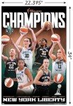 Trends International WNBA New York Liberty - 2024 WNBA Finals Champions Wall Poster, 34L x 22.4W, Unframed Version