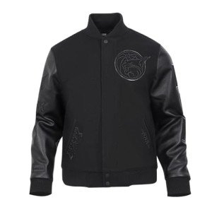 Pro Standard MENS WNBA MINNESOTA LYNX CLASSIC 3BK VARSITY JACKET JET BLACK M