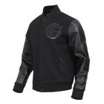 Pro Standard MENS WNBA MINNESOTA LYNX CLASSIC 3BK VARSITY JACKET JET BLACK M