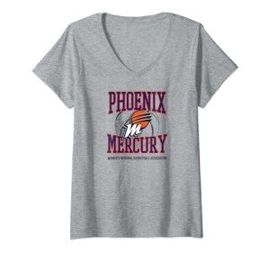 Womens WNBA Phoenix Mercury Home Court V-Neck T-Shirt