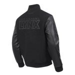 Pro Standard MENS WNBA MINNESOTA LYNX CLASSIC 3BK VARSITY JACKET JET BLACK M