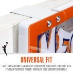 Franklin Sports WNBA Phoenix Mercury Over The Door Basketball Hoop - Kids Indoor Basketball Hoop with Mini Ball - WNBA Fan Shop Mini Hoop for Bedroom + Office