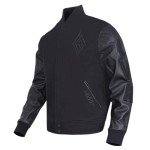 Pro Standard MENS WNBA LAS VEGAS ACES CLASSIC 3BK VARSITY JACKET JET BLACK S