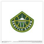 Trends International Gallery Pops WNBA Seattle Storm - Global Logo Wall Art, 12" x 12" Gallery Pops Wall Art, Unframed Version