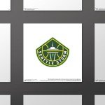 Trends International Gallery Pops WNBA Seattle Storm - Global Logo Wall Art, 12" x 12" Gallery Pops Wall Art, Unframed Version