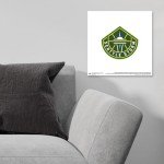 Trends International Gallery Pops WNBA Seattle Storm - Global Logo Wall Art, 12" x 12" Gallery Pops Wall Art, Unframed Version