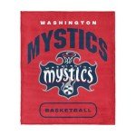 NORTHWEST Washington Mystics WNBA High Block Silk Touch Throw Blanket 50 x 60 inches