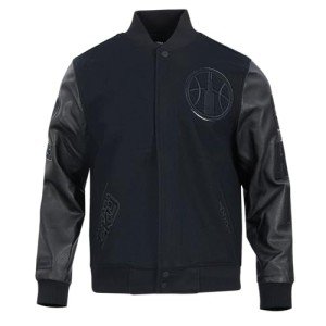 Pro Standard MENS WNBA CHICAGO SKY CLASSIC 3BK VARSITY JACKET JET BLACK S