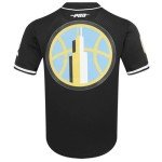 Pro Standard Mens WNBA Chicago Sky Mesh Button Down Mesh Top Black M