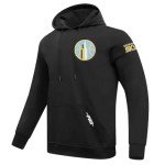 Pro Standard MENS WNBA CHICAGO SKY CLASSIC CHENILLE PULL OVER HOODIE BLACK M