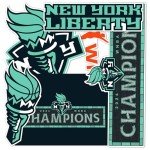 Desert Cactus New York Liberty Sticker WNBA Women's National Basketball Association Officially Licensed Sticker Vinyl Decal Laptop Water Bottle Car Scrapbook (Type 2-2 2024 Championship)