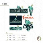 Desert Cactus New York Liberty Sticker WNBA Women's National Basketball Association Officially Licensed Sticker Vinyl Decal Laptop Water Bottle Car Scrapbook (Type 2-2 2024 Championship)