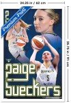 Trends International WNBA Dallas Wings - Paige Bueckers 25 Wall Poster, 34L x 22.4W, White Framed Version