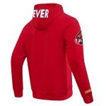 Pro Standard MENS WNBA INDIANA FEVER CLASSIC CHENILLE PULL OVER HOODIE RED 2XL