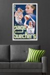 Trends International WNBA Dallas Wings - Paige Bueckers 25 Wall Poster, 34L x 22.4W, White Framed Version
