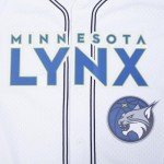Pro Standard Mens WNBA Minnesota Lynx Mesh Button Down Mesh Top White/Midnight Navy L