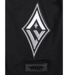 Pro Standard Mens WNBA Las Vegas Aces Classic Chenille Short Sleeve Tee Black L