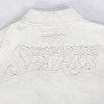 Pro Standard WOMENS WNBA LOS ANGELES SPARKS NEUTRAL JACKET EGGSHELL M
