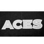 Pro Standard MENS WNBA LAS VEGAS ACES CLASSIC CHENILLE PULL OVER HOODIE BLACK XL