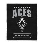 NORTHWEST Las Vegas Aces WNBA High Block Silk Touch Throw Blanket 50 x 60 inches