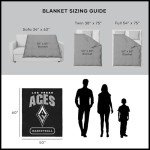NORTHWEST Las Vegas Aces WNBA High Block Silk Touch Throw Blanket 50 x 60 inches