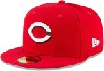 New Era MLB 59FIFTY Team Color Authentic Collection Fitted On Field Game Cap Hat (as1, Numeric, Numeric_7_and_7_eighths, Cincinnati Reds)