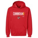 500 LEVEL Sophie Cunningham Indiana Fever Men's Hoodie Sweatshirt - Sophie Cunningham Indiana Fever Elite WHT (Red, XXX-Large)