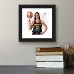 Trends International Gallery Pops WNBA Indiana Fever - Caitlin Clark Player Feature Wall Art, 12" x 12" Gallery Pops Wall Art, Black Framed Version