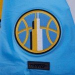 Pro Standard Mens WNBA Chicago Sky Classic Chenille Short Sleeve Tee University Blue L