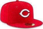 New Era MLB 59FIFTY Team Color Authentic Collection Fitted On Field Game Cap Hat (as1, Numeric, Numeric_7_and_7_eighths, Cincinnati Reds)