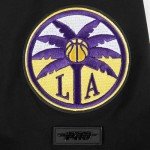 Pro Standard Mens WNBA Los Angeles Sparks Classic Chenille Short Sleeve Tee Black L