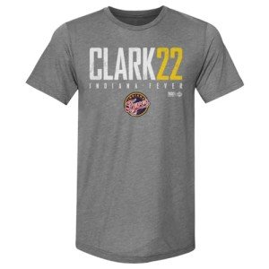 500 LEVEL Caitlin Clark Indiana Fever Men's Premium T-Shirt - Caitlin Clark Indiana Fever Elite WHT (Tri Gray, XX-Large)