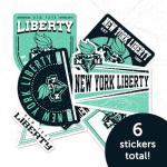 Desert Cactus New York Liberty Sticker WNBA Officially Licensed Sticker Vinyl Decal Laptop Water Bottle Car Scrapbook (Type 2-3)