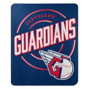 Northwest Enterprises MLB Campaign Design 50""x60"" Fleece Throw Blanket (Cleveland Guardians), 9060427671
