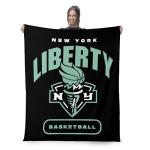 New York Liberty WNBA High Block Silk Touch Throw Blanket 50 x 60 inches