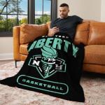 New York Liberty WNBA High Block Silk Touch Throw Blanket 50 x 60 inches