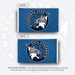 Desert Cactus Minnesota Lynx Flag Team WNBA 100% Polyester Indoor Outdoor 3x5 feet Flags (Light Blue)