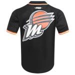 Pro Standard Mens WNBA Phoenix Mercury Mesh Button Down Mesh Top Black/Orange L