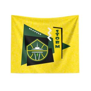 NORTHWEST Seattle Storm WNBA Funky Fresh Printed Wall Hanging 34 x 40 inches