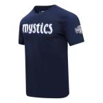 Pro Standard Mens WNBA Washington Mystics Classic Chenille Short Sleeve Tee Midnight Navy XL