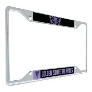 Desert Cactus Golden State Valkyries License Plate Frame WNBA Car Tag Holder for Front or Back of Car Sigma (Up Close Frame)