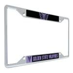 Desert Cactus Golden State Valkyries License Plate Frame WNBA Car Tag Holder for Front or Back of Car Sigma (Up Close Frame)