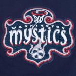 Pro Standard Mens WNBA Washington Mystics Classic Chenille Short Sleeve Tee Midnight Navy XL