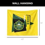 NORTHWEST Seattle Storm WNBA Funky Fresh Printed Wall Hanging 34 x 40 inches