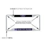 Desert Cactus Golden State Valkyries License Plate Frame WNBA Car Tag Holder for Front or Back of Car Sigma (Up Close Frame)