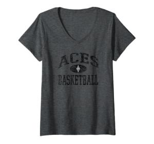 Womens WNBA Las Vegas Aces Original Fan V-Neck T-Shirt