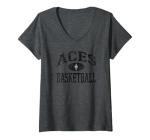 Womens WNBA Las Vegas Aces Original Fan V-Neck T-Shirt